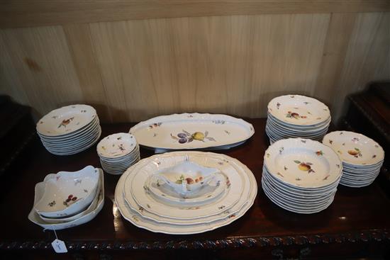 An extensive Meissen dinner service, late 19th/early 20th century,